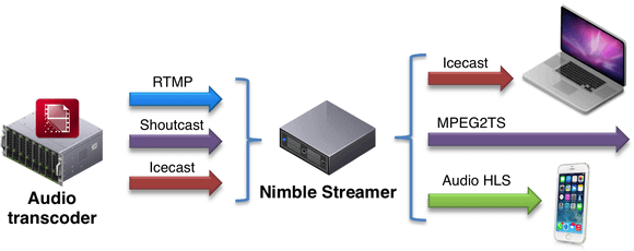 ffmpeg h264 input hls output